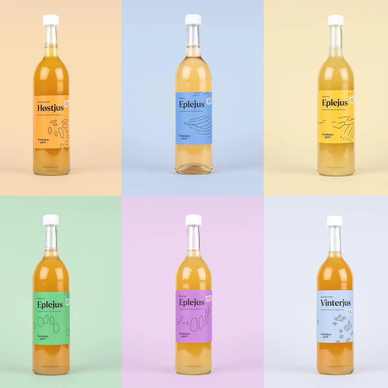 Eplejuice fra Sandalen Gård